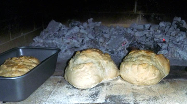 then our first loafbread...