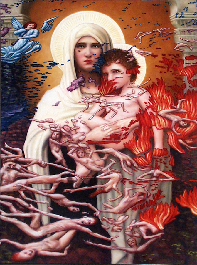 Madonna. Child and Hell