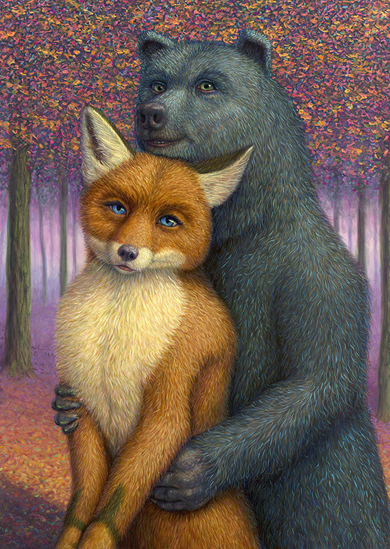 "Fox and Bear Couple"